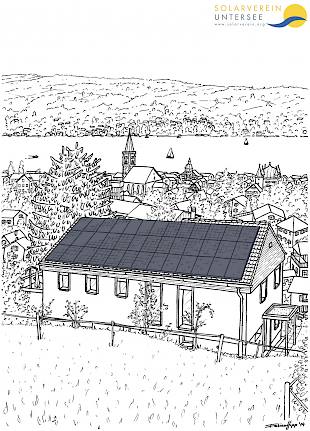 Malblatt, Talstrasse 10 Steckborn | 2014 | zeichnerisch | A4