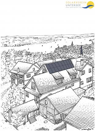 Malblatt, Weier Quartier Steckborn | 2014 | zeichnerisch | A4
